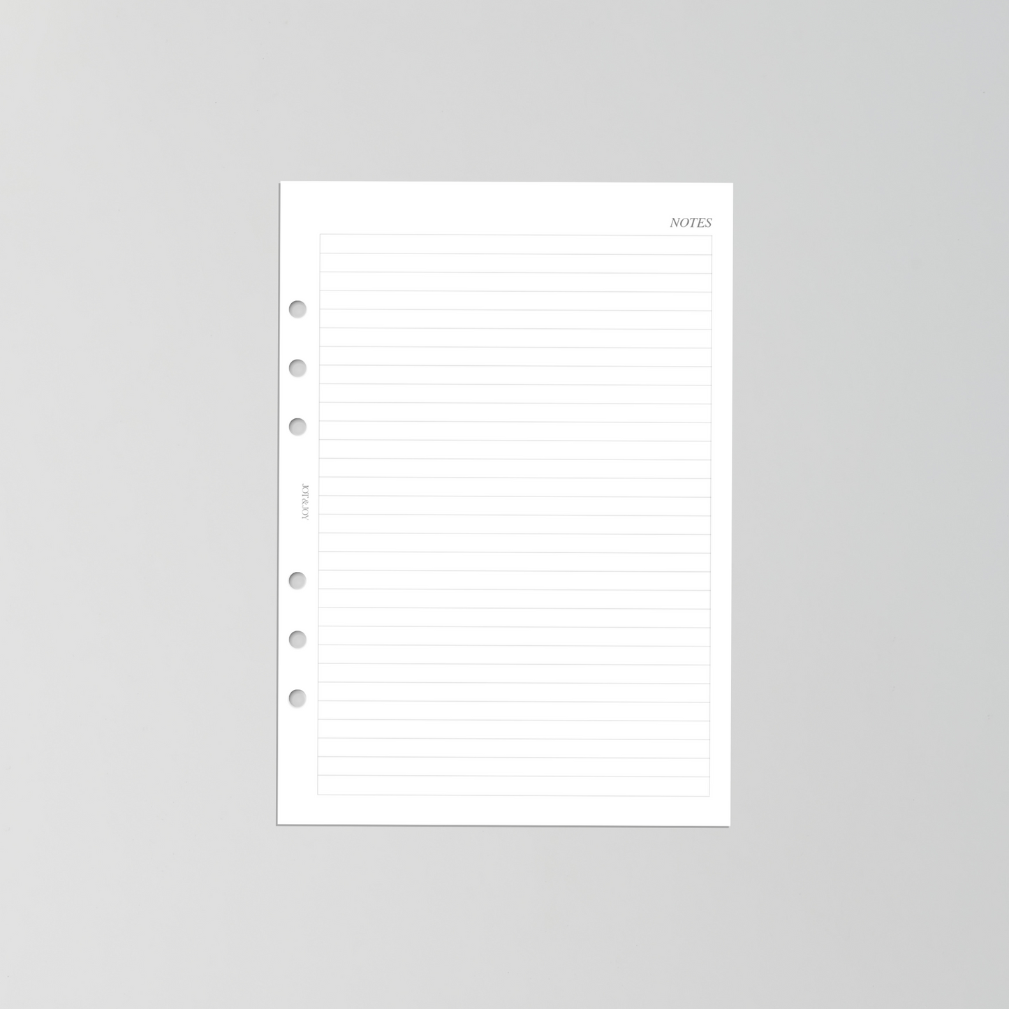 Lined Notes | 30 Pages
