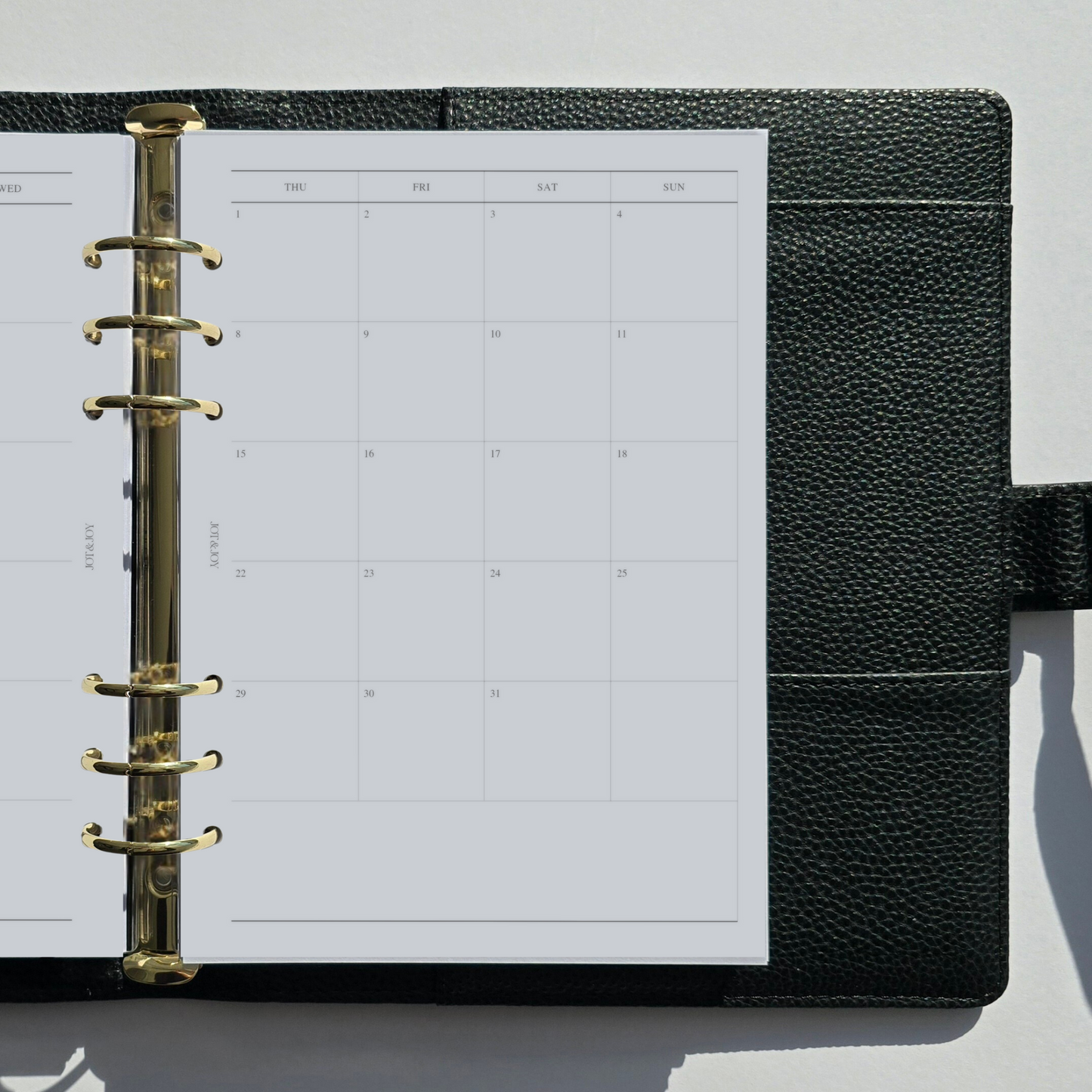2026 Dated | Month on Two Pages | Style 01 | January - December 2026