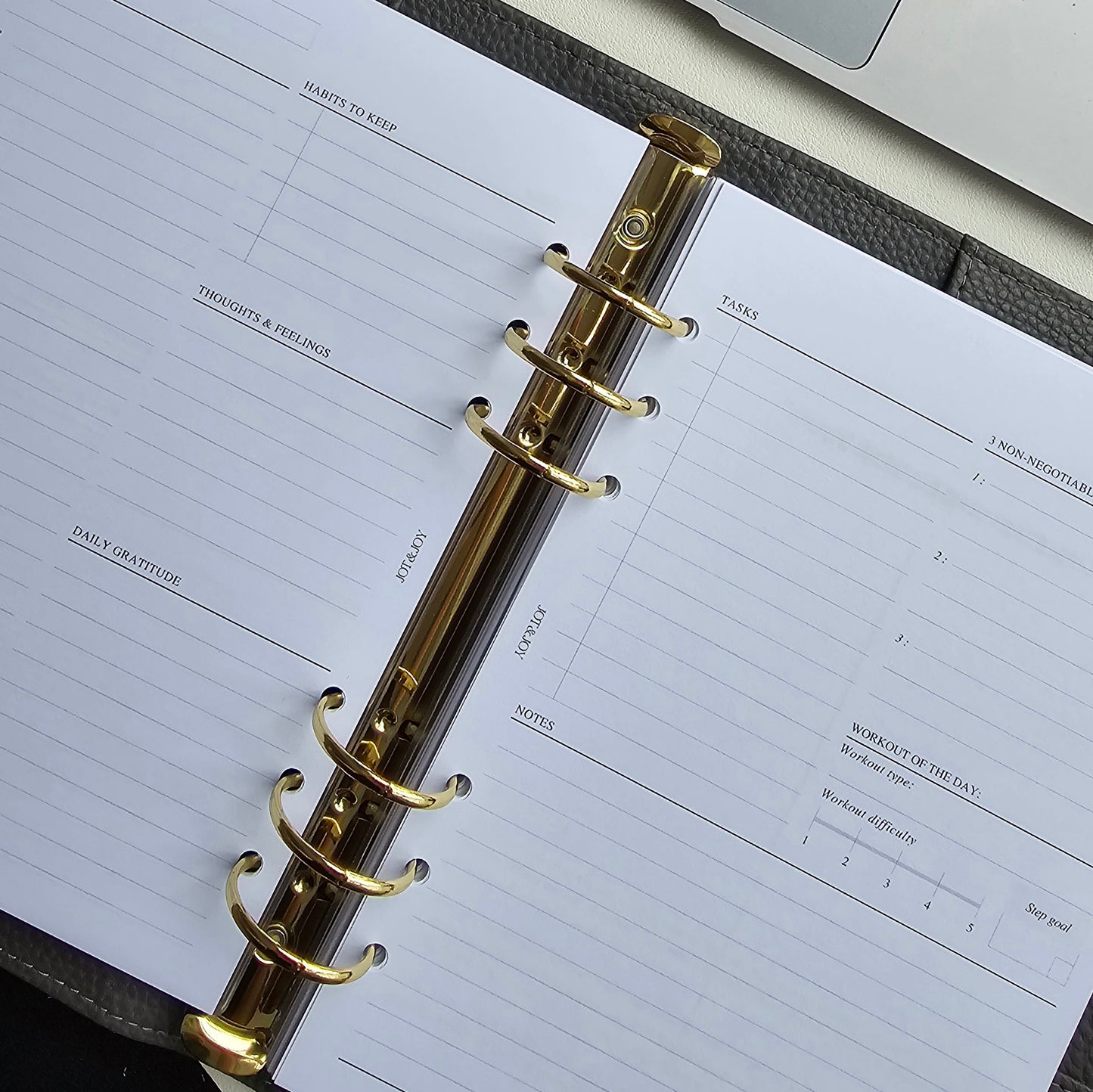 12-week goals and daily planner - 250 pages