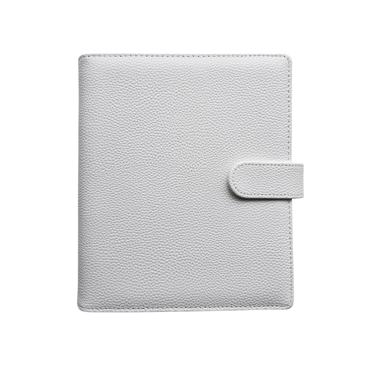 A5 Premium Pebbled Faux Leather Binder | Cloud