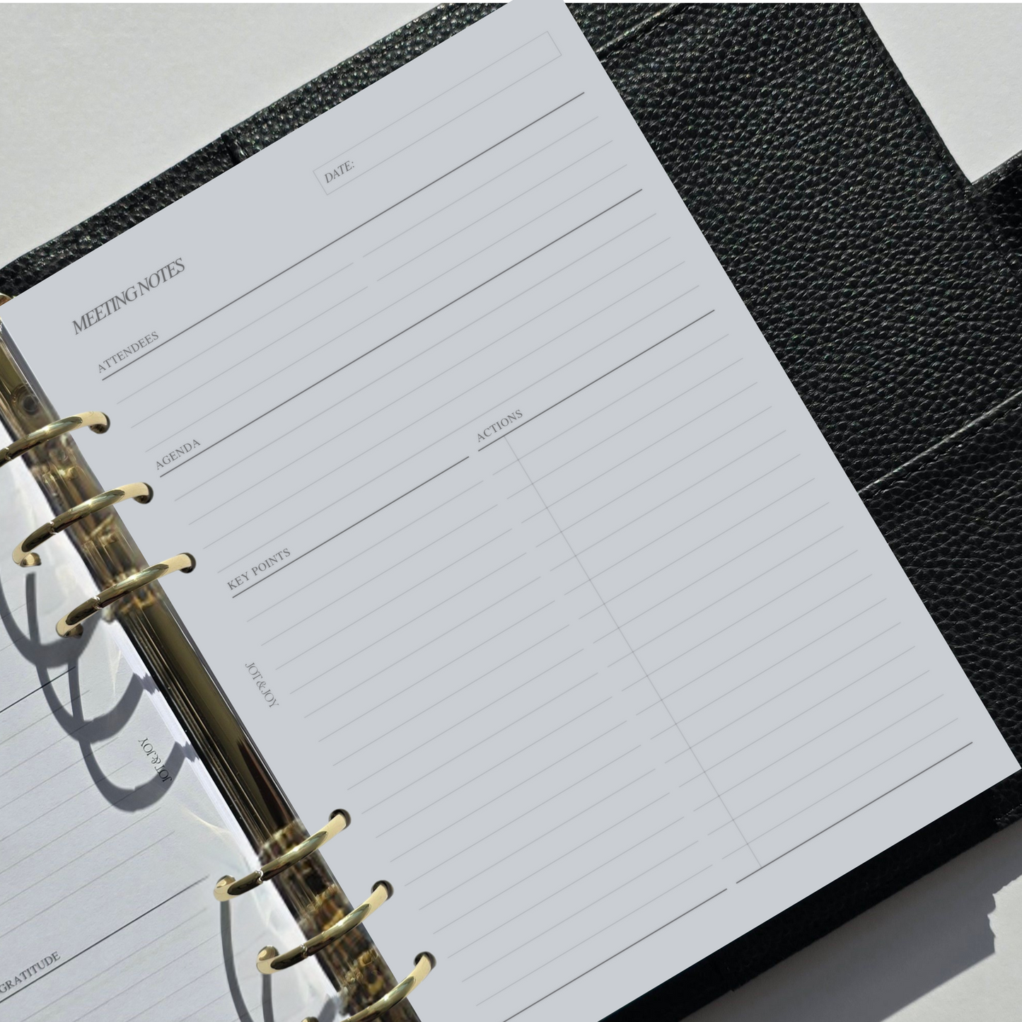 Meeting Notes on One Page | 30 Pages