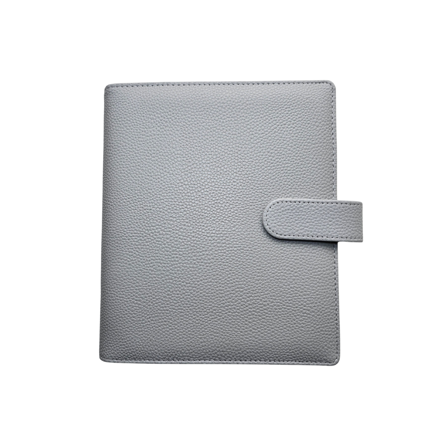A5 Premium Pebbled Faux Leather Binder | Ash